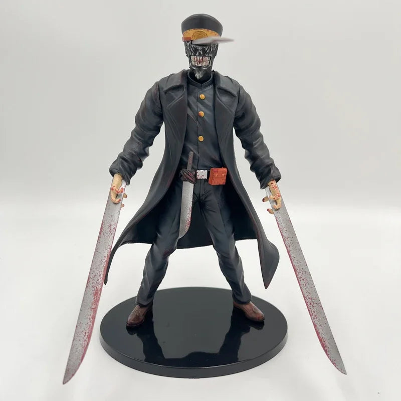 24cm Chainsaw Man Katana Man Anime Figure Samurai Sword Action Figure Denji/Power Figurine Adult Collectible Model Doll Toys