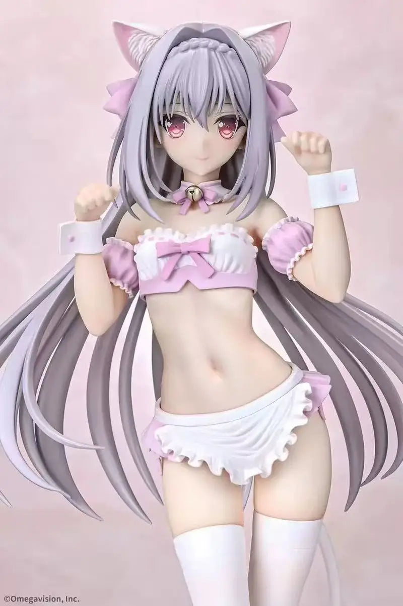 Omevision Sakuraguchi Temple Moon God Figure Cat Ear Maid Natural Color Statue Tsuki Ni Yorisou Otome No Sahou Otaku Otaku Gift