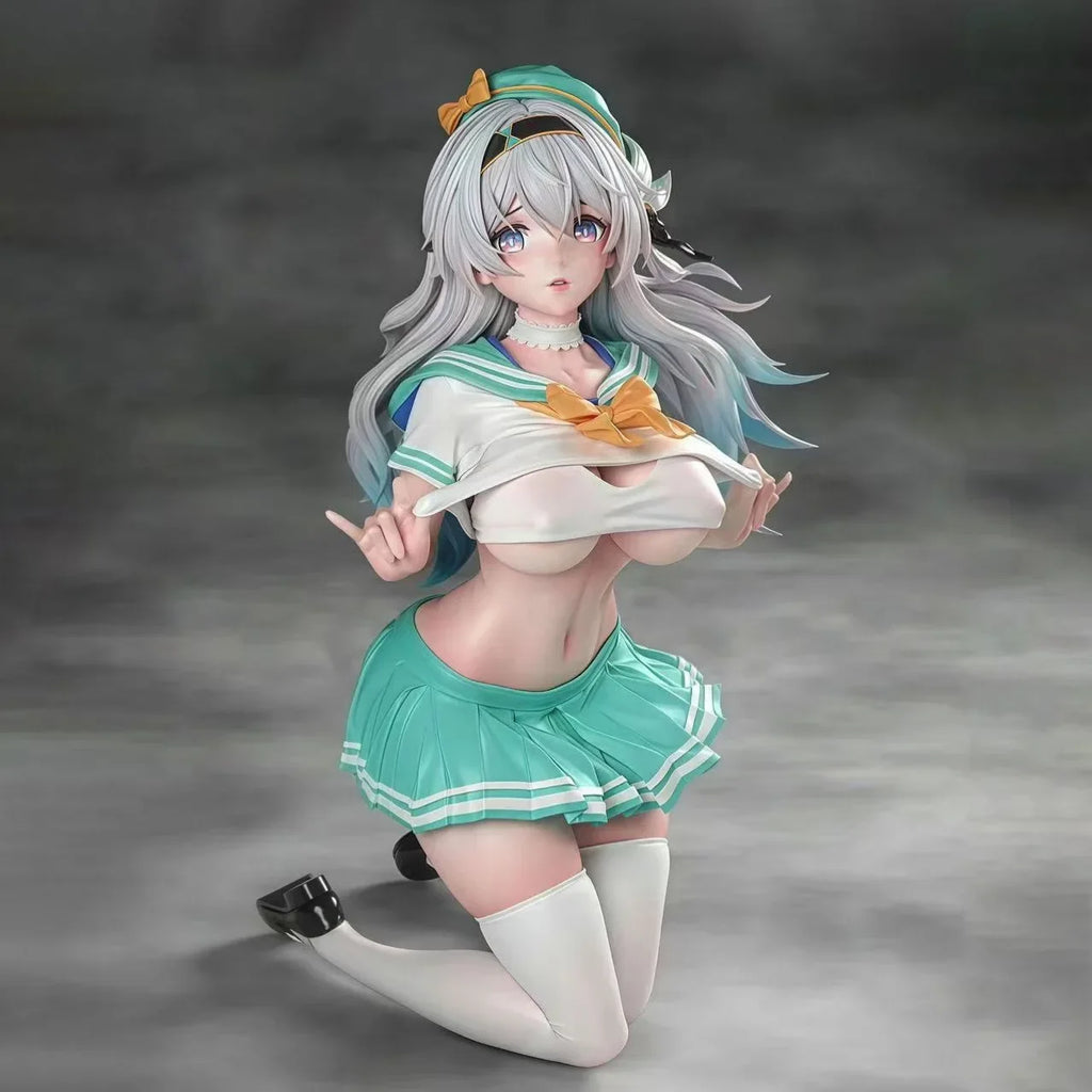 Sexy Anime Girl GK Model Desktop Statue Toy Anime Figure Collectible Gift for Adults