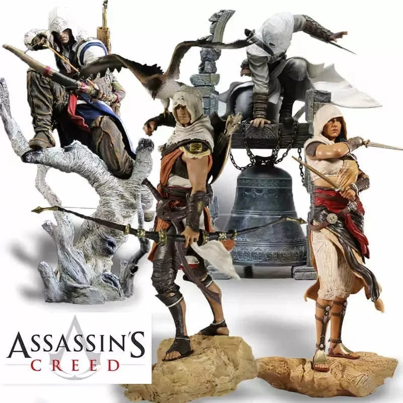 Spiel Assassins Creed Origins Actionfigur Kenway Connor Edward James Figuren Spielzeug Anime-Peripherie Modell Ornament GK Statue Geschenk