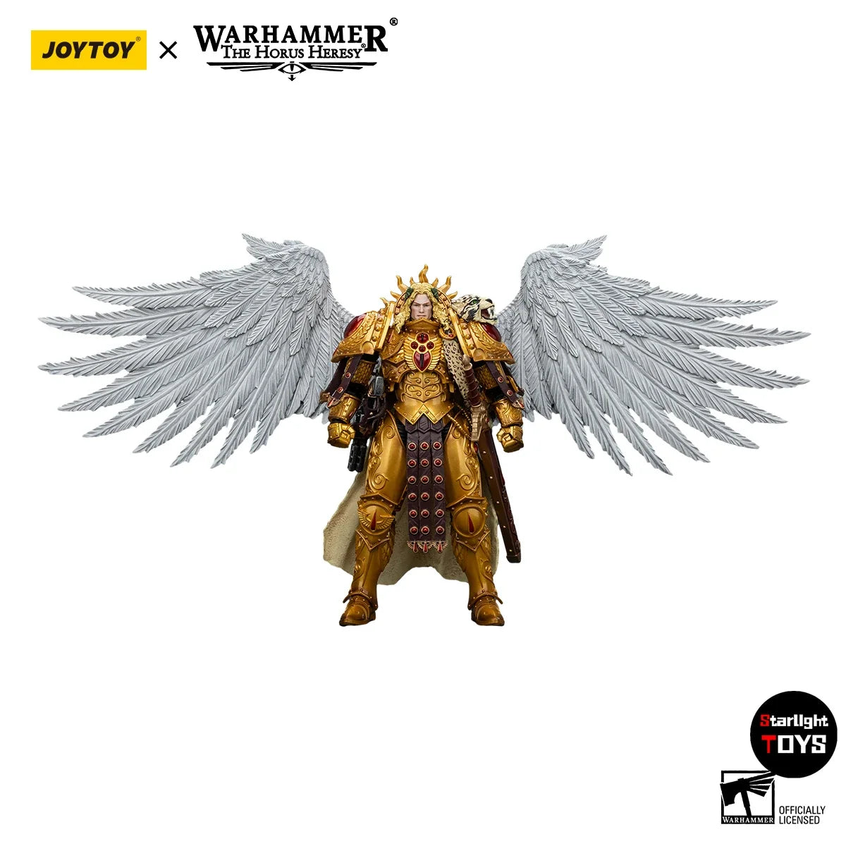 【JOYTOY】1/18 Action Figure Warhammer 40K The Horus Heresy Blood Angels Sanguinius Primarch of The IXth Legion Toy Doll