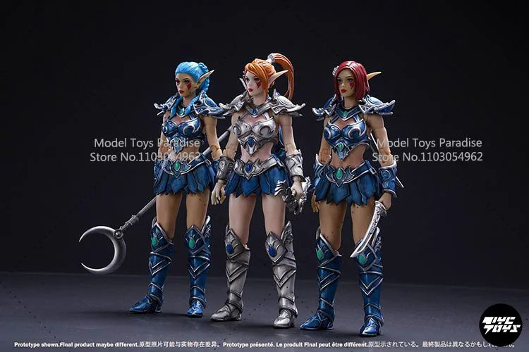 In Stock Lazy Monster Studio 17CM Collectible WOW Tyrande Oak Town Elf Hunter Guard  Female Soldier Action Figure Model Gifts