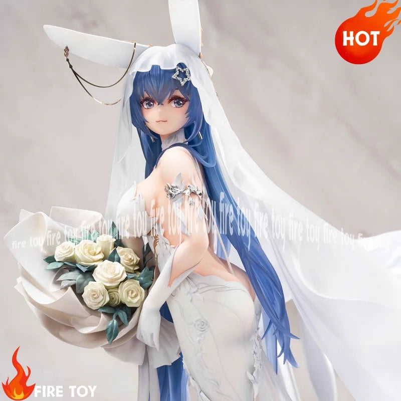 New In Stock Genuine【Meow】Azur Lane  Garden The Ceremony Of The White Snow Ver 1/7 Action Figure Precious Collection Value Toy