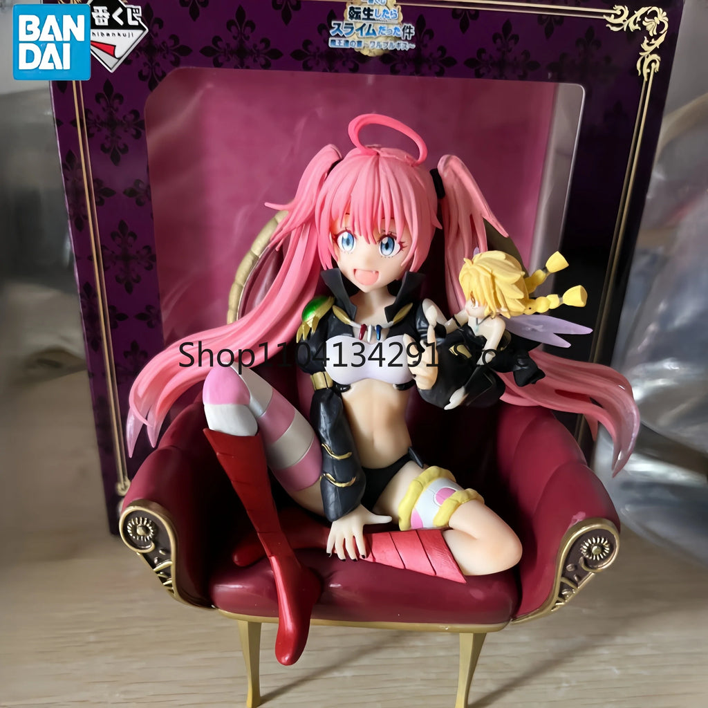 Original Bandai Rimuru Tempest Milim Nava Diablo Figure Anime That Time I Got Reincarnated As A Slime Figurine Model Doll toy
