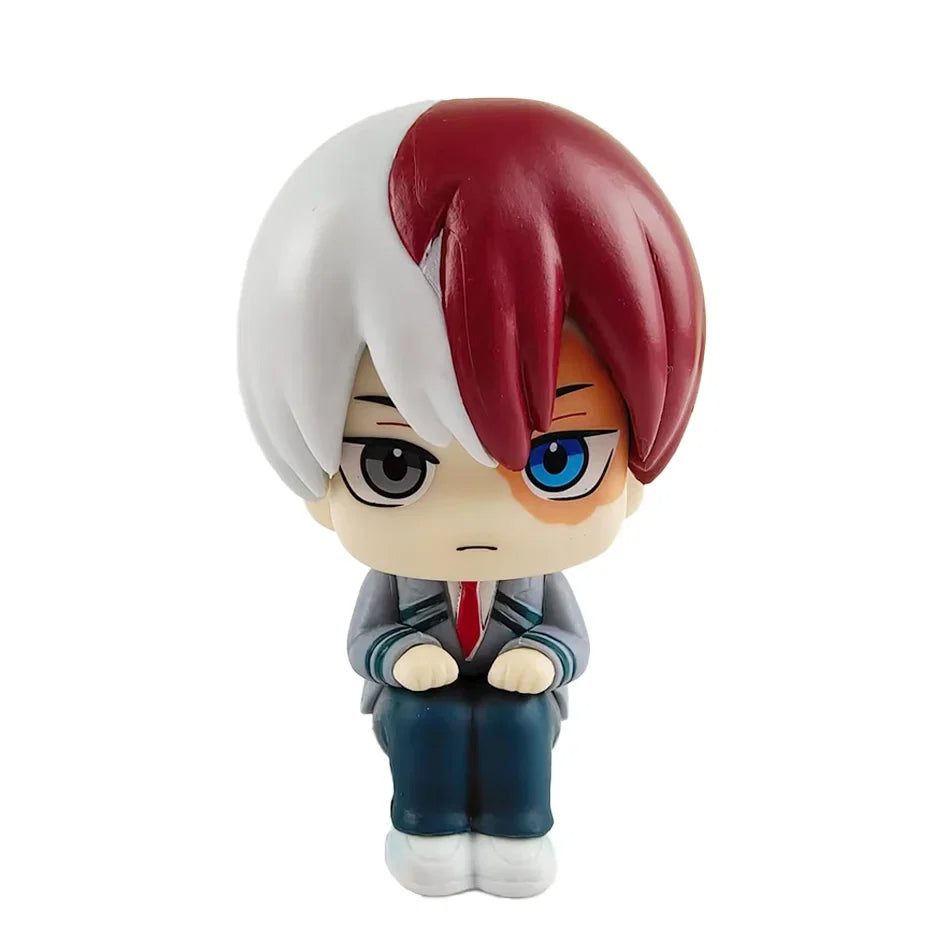 10cm Boku no Hero Academia Anime Figure Midoriya Izuku Action Figure Bakugo Katsuki/Todoroki Shoto Figurine PVC Collection Toys