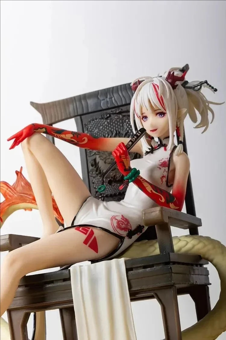 17cm Arknights Game Figures Nian Peripheral Beautiful Girl Collection Ornament PVC Model Satute Action Figure Christma Gift Toys