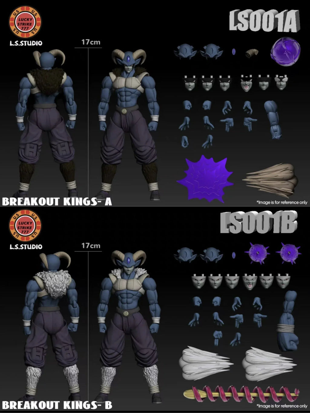 IN STOCK 17cm LS Studio Dragon Ball Action Figure MORO breakout King Anime Figures PVC Statue Collection Model Custom Gifts Toys