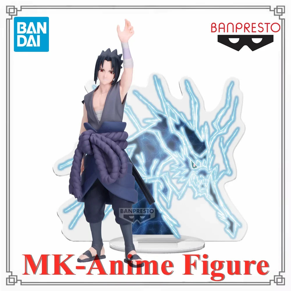 Original BANDAI BANPRESTO Naruto Shippuden Sasuke Uchiha PANEL SPECTACLE Anime Action Figure Figurine PVC Toy Model Gift