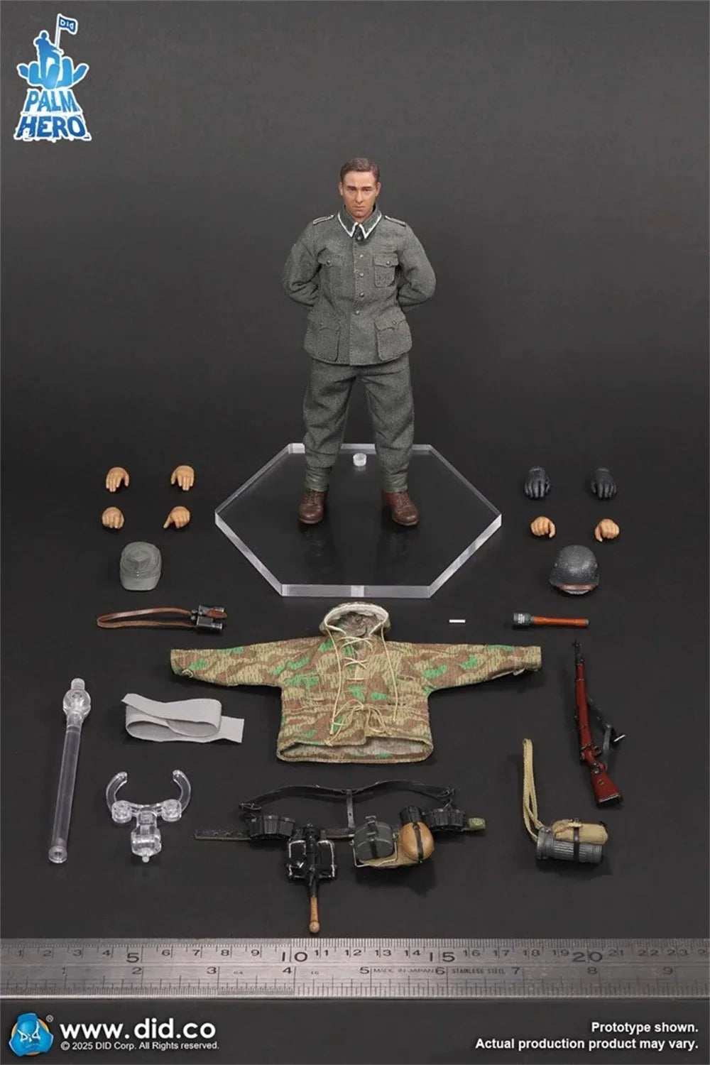 Neu eingetroffen 1/12th DID XD80029 Palm Pocket Serie Mein Vater und Bruder Komplettset Bewegliche Actionfigur ca. 3,75" Geschenk für Fans