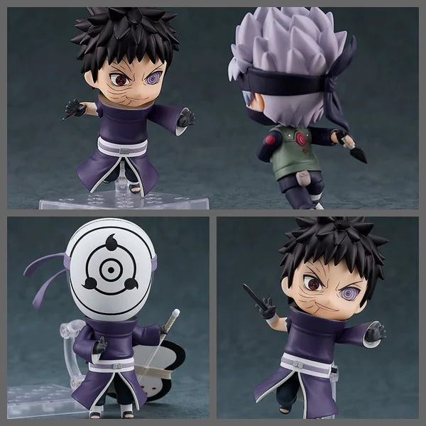 Anime Q Version NARUTO Uchiha Obito UchihaMadara 2120#2175# PVC Action Figure Collectible Model Toy 10cm