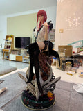 46cm Anime Chainsaw Man Figure Makima Action Figures Extra Large Sexy Makima Statue Desktop Ornamen Collection Model Toys Gifts