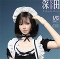 Fukada Maid 1/6 Schönheitsmädchen Bewegliche Augen Kopf Skulptur Passend für 12''PH TBL Figurenspielzeug Für 12'' Tbleague Ph Blasse Figuren Körper