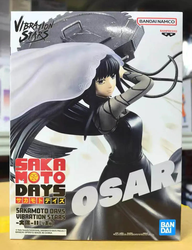 In Stock Original BANPRESTO VIBRATION STARS SAKAMOTO DAYS Osaragi Figure Anime Model Genuine Boxed Toy