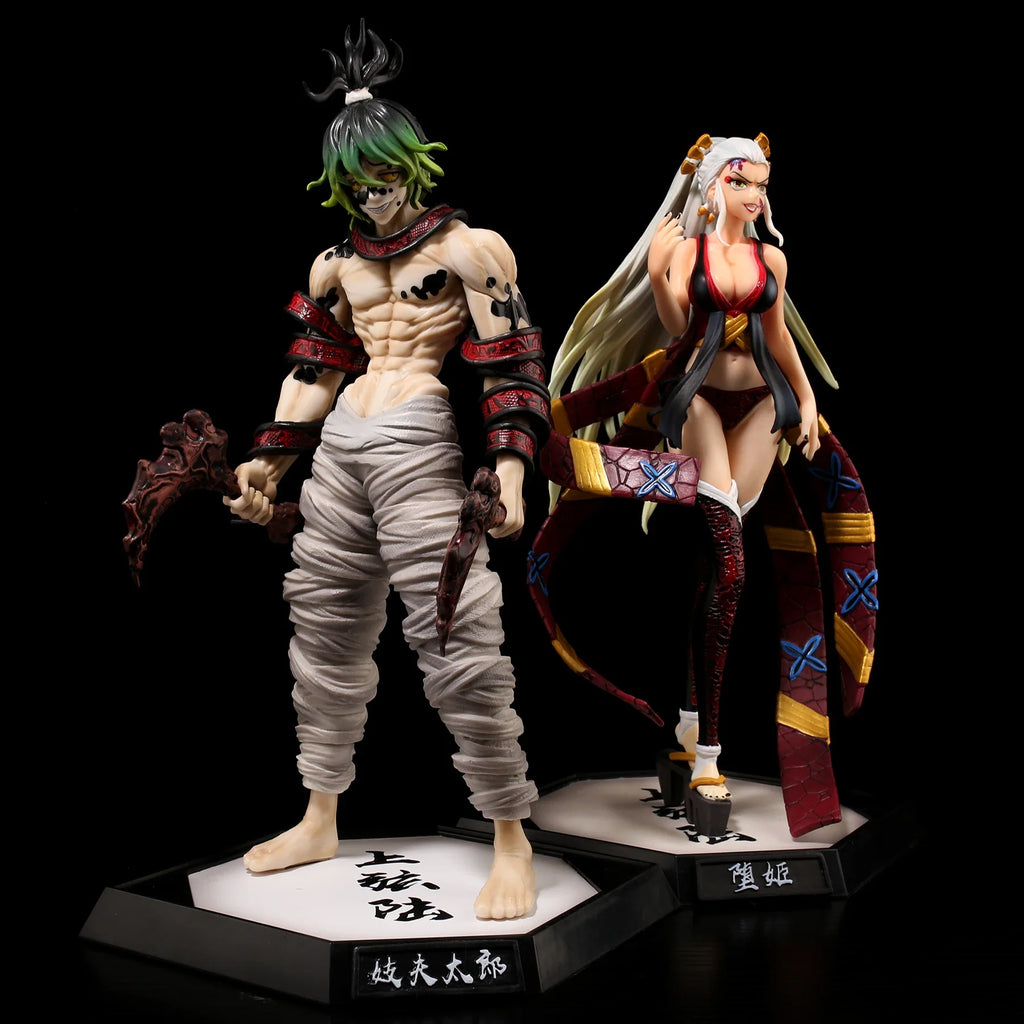 28cm  Demon Slayer Anime Figures DAKI SHINOBU Muzan 12 Style Action Figure Statue Model Doll Collection Toys Gifts