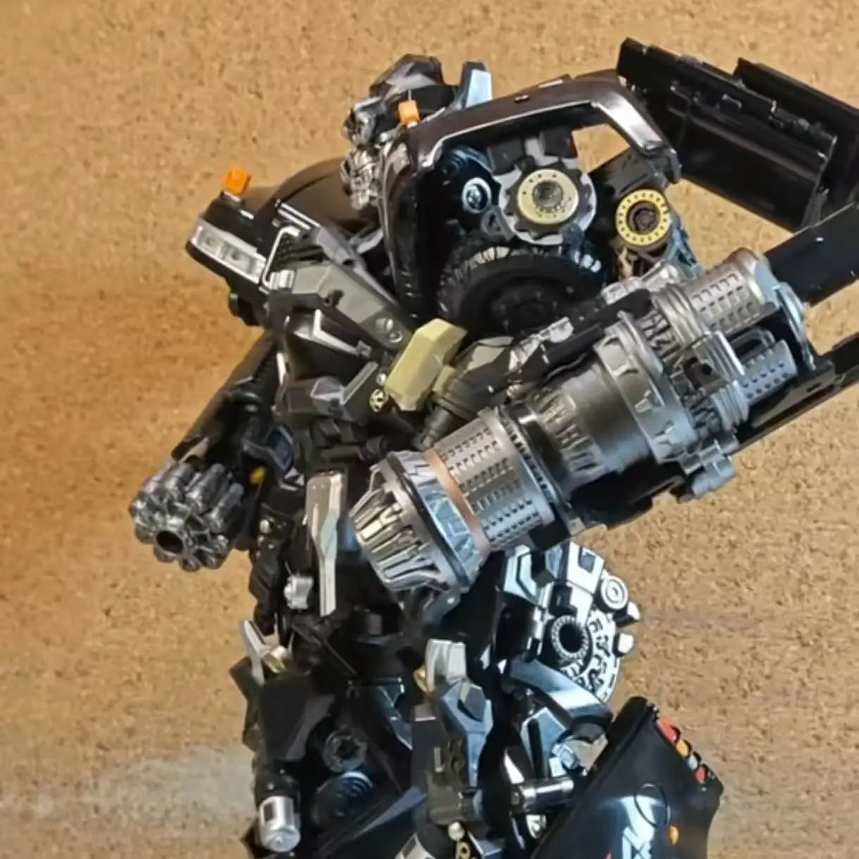 Version 2.0 WJ WEIJIANG Transformation Black Apple M06 MPM06 M-06 Ironhide Enlarged Version Metal Action Figure In Stock