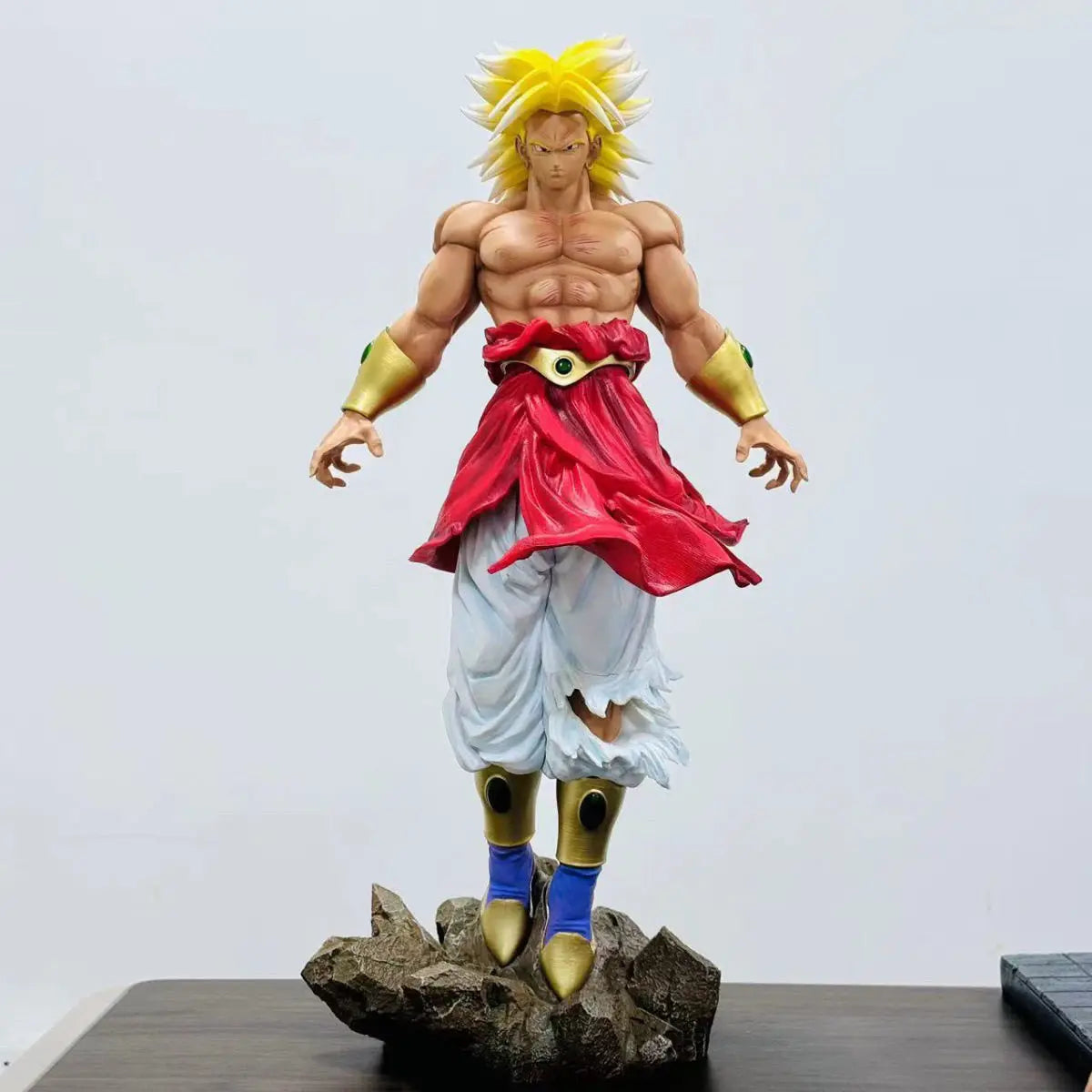 58cm Dragon Ball Anime Figure Broli Double Head Replaceable Action Figurine PVC Peripheral Model Collection Statue Desk Gift Toy