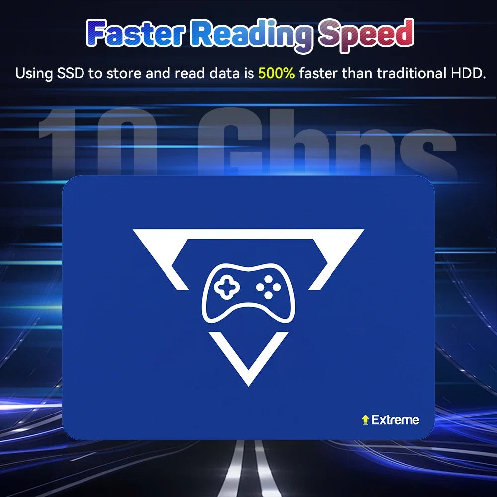 2TB Gaming Emulation Hard Drive With 20000 Retro/PC Games Launchbox Retrobat Playnite Gaming HDD For PS4/PS3/Switch/WIIU/N64/PS5