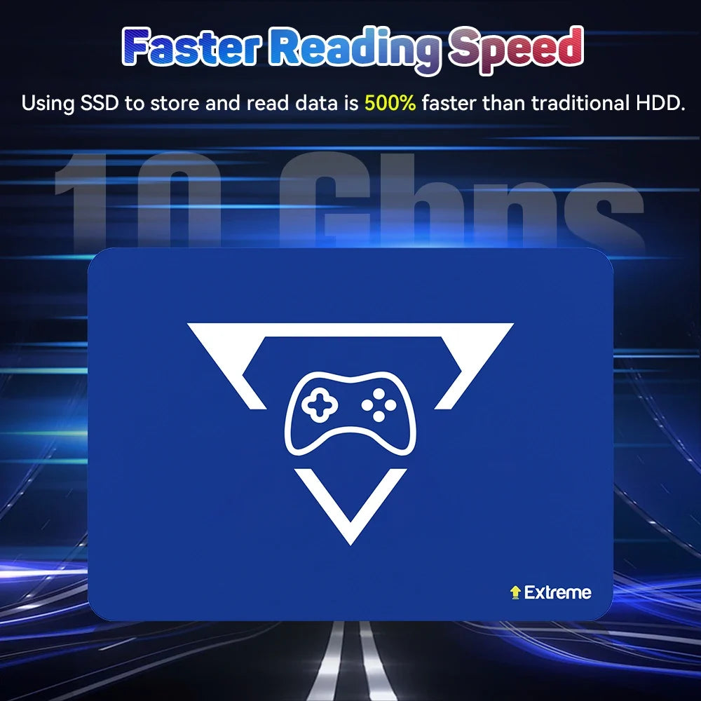 2TB Gaming Emulation Hard Drive With 20000 Retro/PC Games Launchbox Retrobat Playnite Gaming HDD For PS4/PS3/Switch/WIIU/N64/PS5