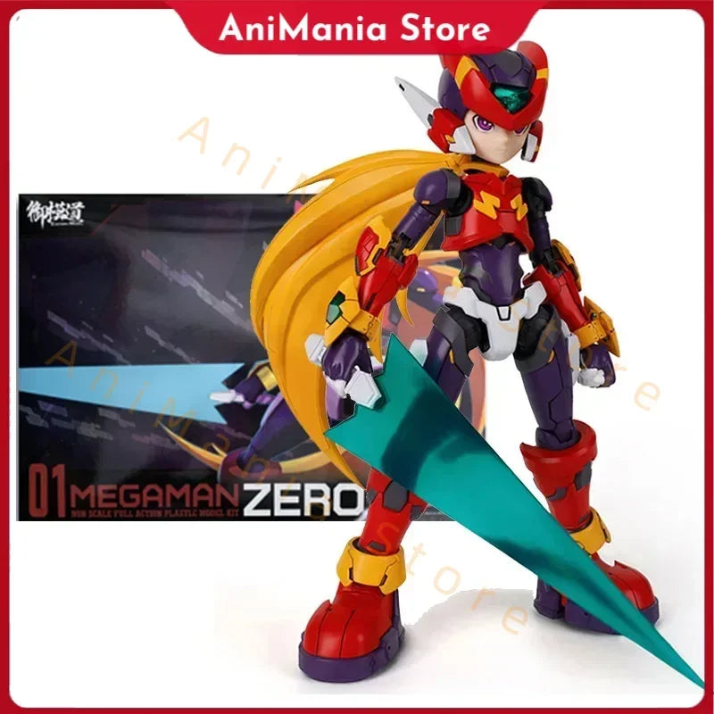 Genuine Rock Man Action Figure Eastern Model Rockman Zero MegaMan Collection Movable Model Anime Action Figure Toys for Children