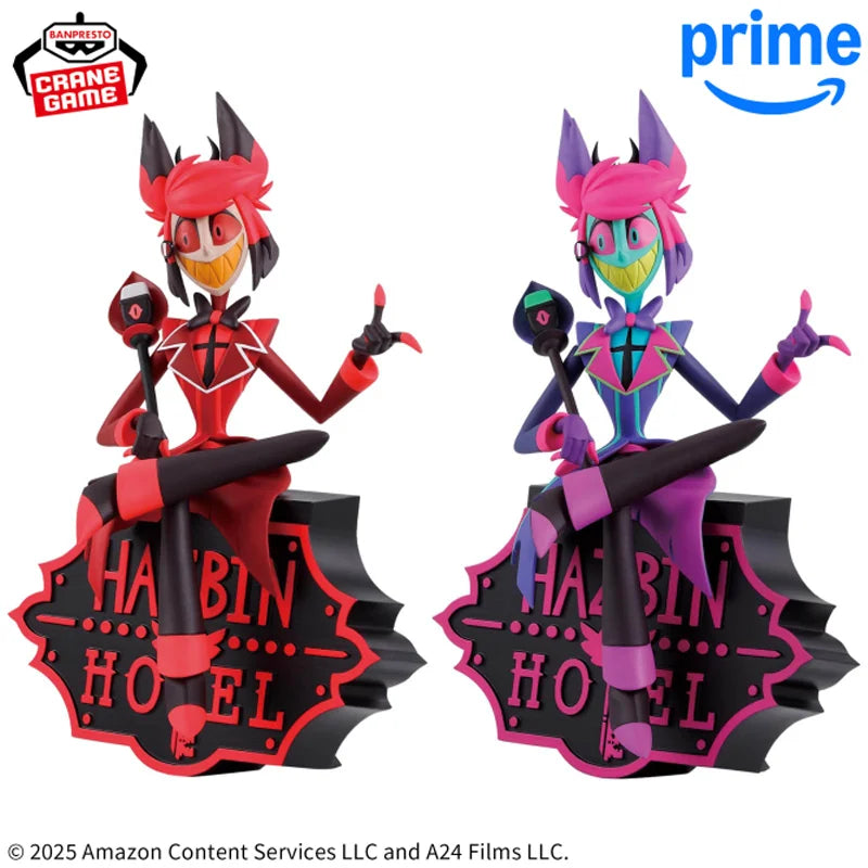100% Genuine Bandai Namco Banpresto Hazbin Hotel Alastor Primary Colors Heterochromatic Collector Anime Figure Model Toy Gift