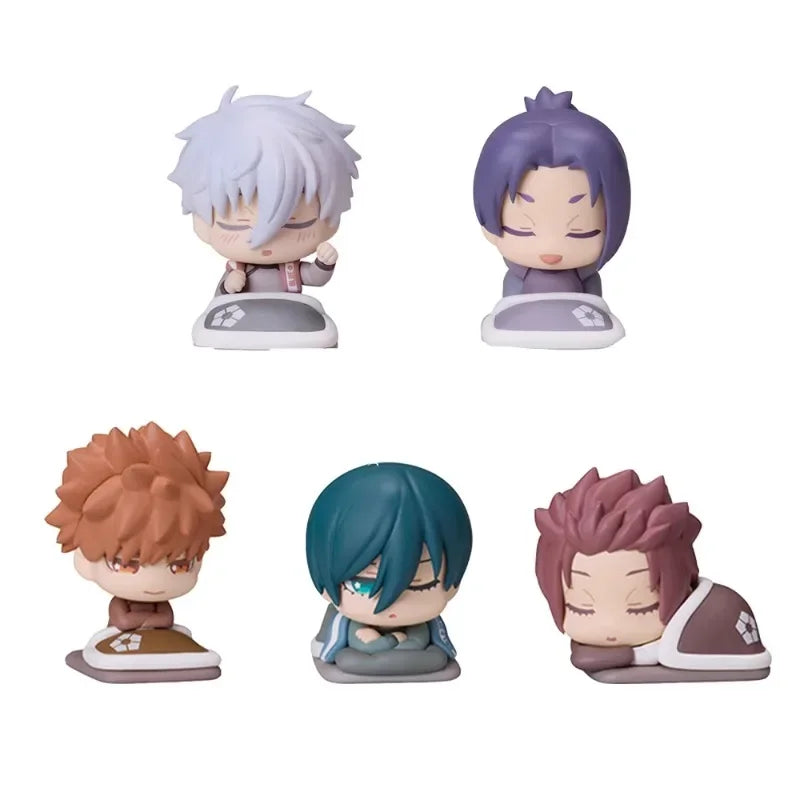 BLUE LOCK Sleeping Series Gashapon Toys Nagi Seishiro Reo Mikage Rensuke Kunigami Rin Itoshi Sae Itoshi Q Version Figure Toys