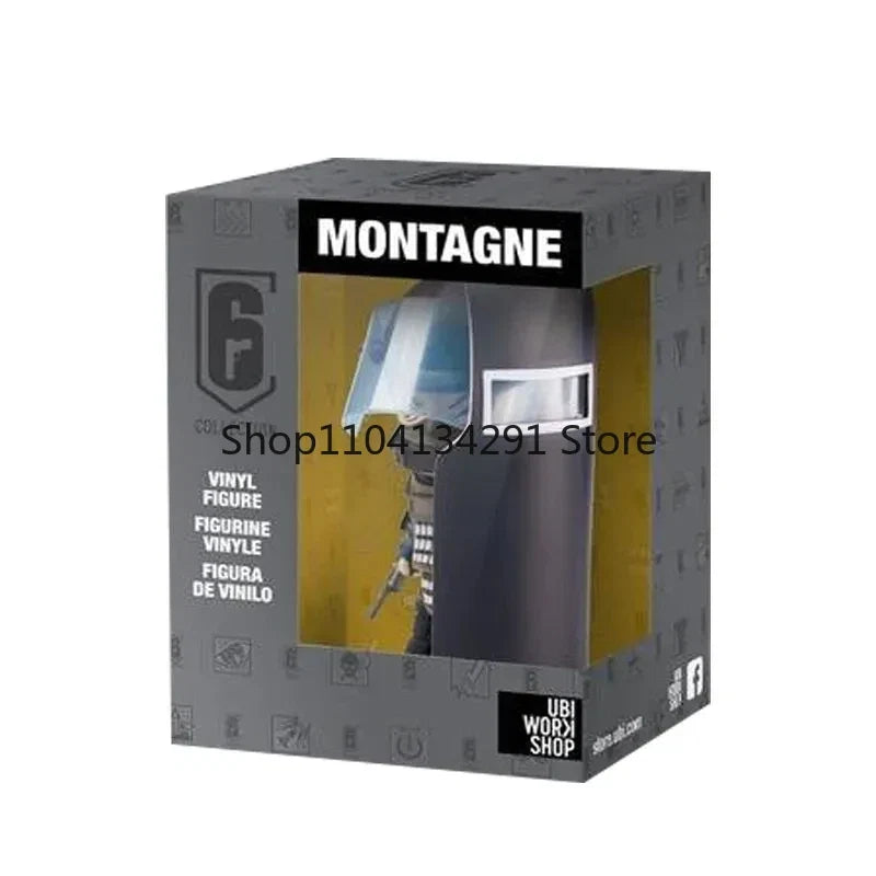 10cm R6 Rainbow Six Siege Figure Blitz Montagne Bandit Caveira Thermite Ash Action Figure Q Version Collection Decora Toys Gifts
