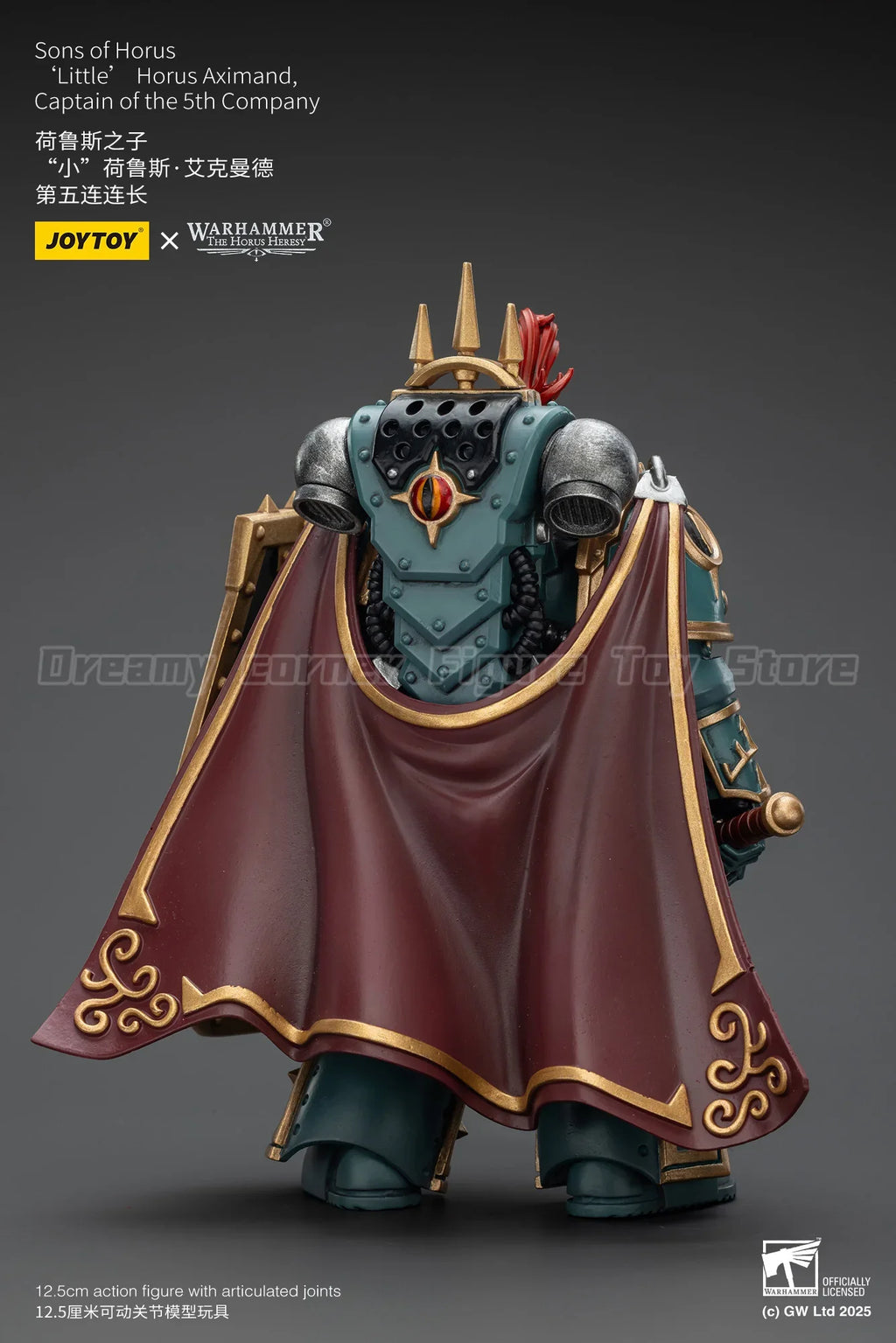 【In stock】Original JOYTOY Warhammer 40K Sons of Horus Little Horus Aximand Captain of The 5th Company 1/18 Action Figure Toys