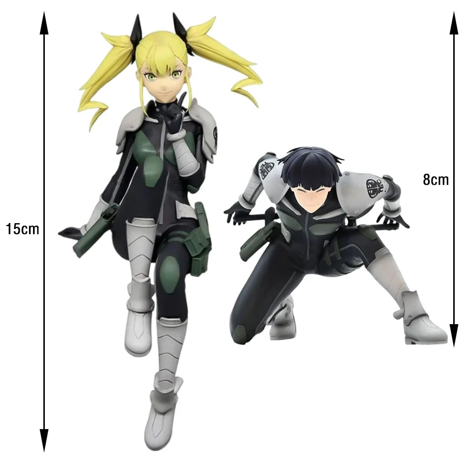 8/15cm Kaiju No. 8  Anime Figurine Soshiro Hoshina  Kikoru Shinomiya Action Model Pvc Toy Collection Desktop Accessories Gift