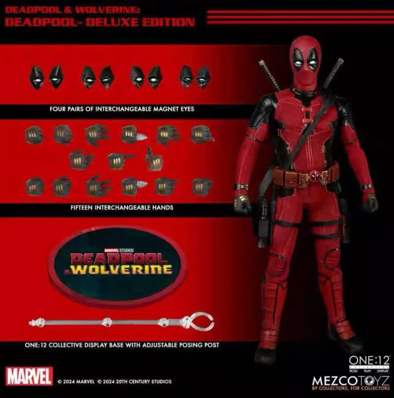 In-Stock Mezco Ant-Man ONE:12 Movie Version Deluxe Edition Deadpool Action Figure, Brand New