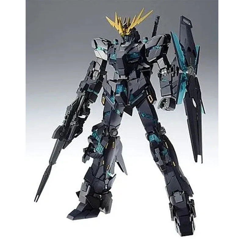 Bandai Original MG Unicorn Unit 2 Banshee Gundam RX-0 1/100 Anime Action Figure Assembly Model Toys Gifts For Children GUNDAM