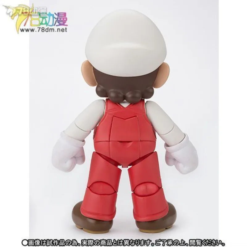 BANDAI Genuine S. H. Figuarts Series Movable Toys The Super Mario Series Is on Fire Super Mario，Yoshi Movable Model Collect