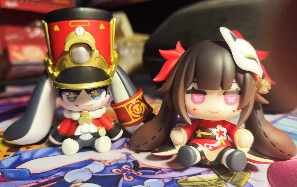 Game Honkai Satr Rail Huggy Good Smile Pom Sparkle Cosplay Q.Ver Desktop Collection Ornaments Anime Cartoon Accessorie
