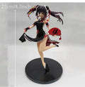 21cm 8.2 inch Anime Tokisaki Kurumi Figures Pvc Statue Desktop Ornamen Collection Statue Model Decoration Room Desk Toys Childre