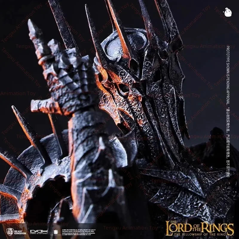 Original Beast Kingdom Lord of The Rings Dark Lord Sauron Action Figure Toy Collection Gift