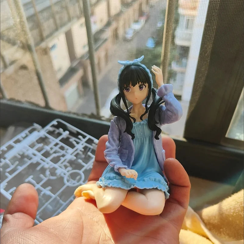 10cm Anime Lycoris Recoil Nishikigi Chisato Inoue Takina Gk Figures Car Computer Case Decoration Model Trendy Toy Collectible
