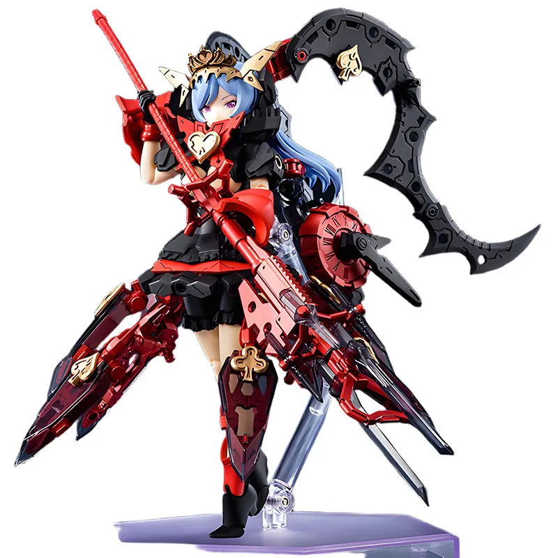 Kotobukiya Original MEGAMI DEVICE Chaos & Pretty GRANDMA&Chaos & Pretty QUEEN OF HEARTS Assembly Model Toys Model Gifts for Boys