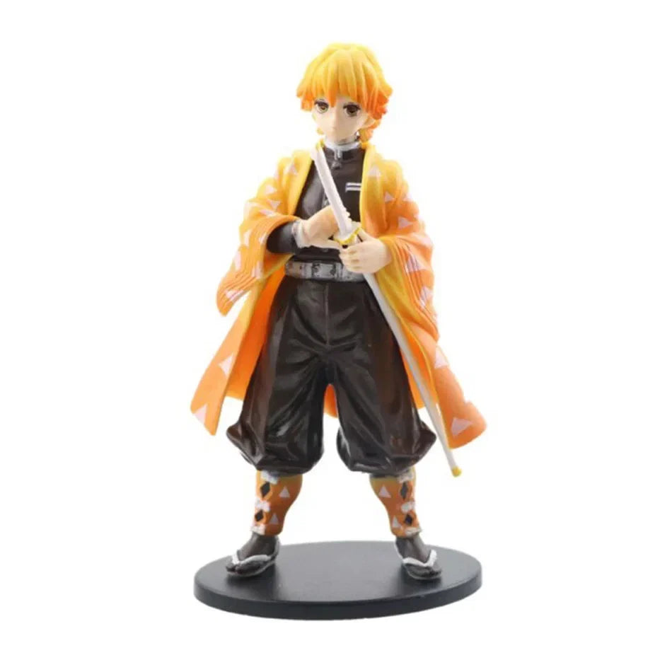 Anime Demon Slayer Kimetsu no Yaiba figure Kamado Tanjirou Action Figure Agatsuma Zenitsu Nezuko Warrior PVC Model Toys