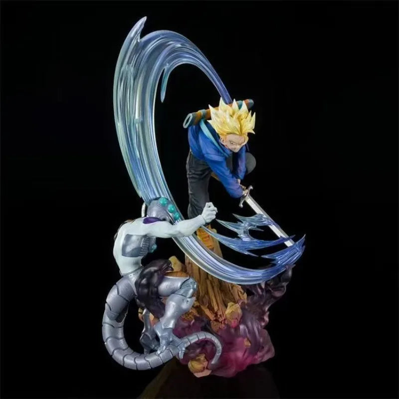In Stock Bandai Original Figuarts ZERO The Second Super Saiyan Anime Dragon Ball Z Trunks Frieza Action Figure Model Toy Tou DT