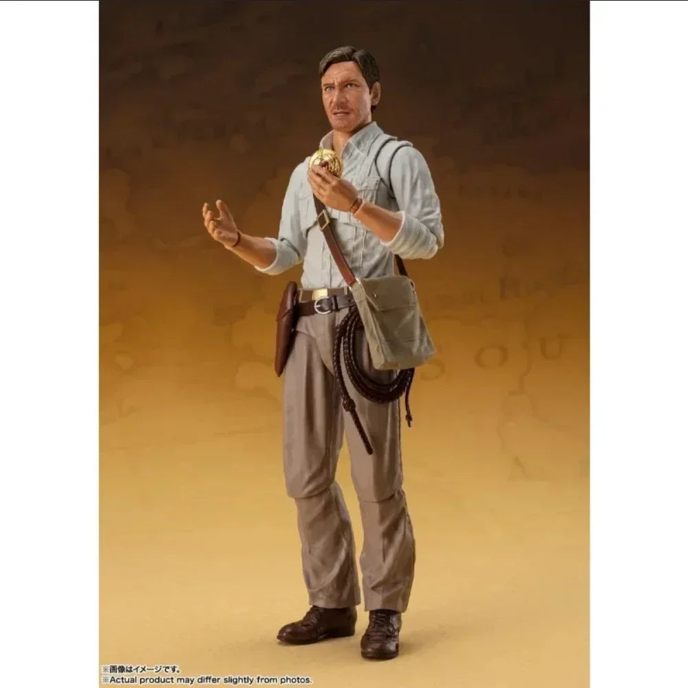 100% Original Bandai SH Figuarts SHF Indiana Jones Raiders of The Lost Ark Ver Action Figures Model Collectible Toy In Stock