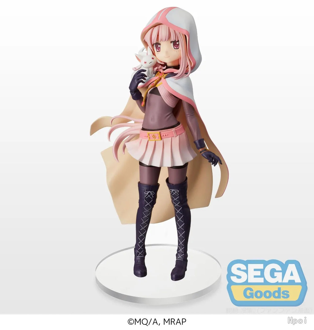 22cm Anime Puella Magi Madoka Magica Tamaki Lroha Figure ActionFace Changeable  Desktop×Decorate Collections Model Doll Toy
