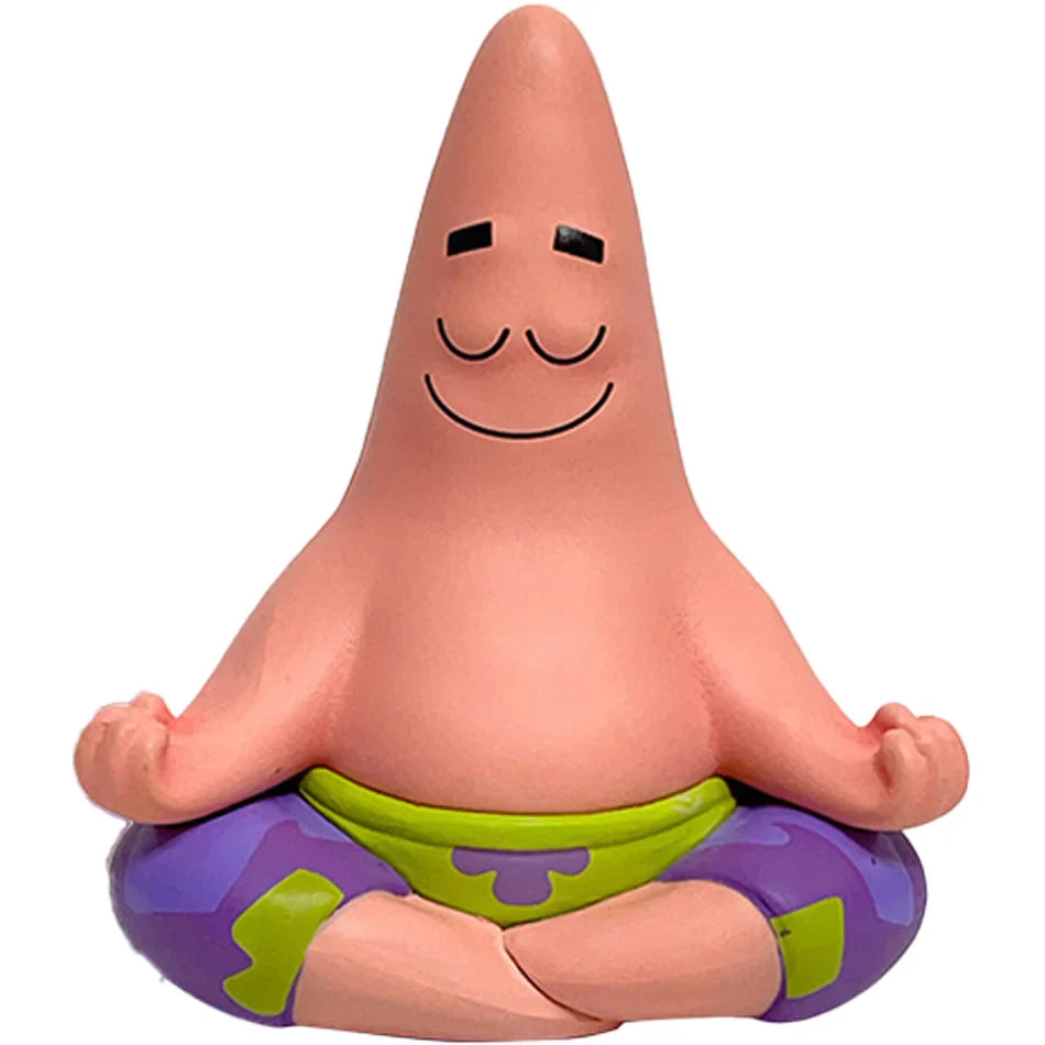 9CM SpongeBob Schwammkopf Patrick Star PVC-Figuren Puppe Lustige Ornamente SpongeBob Schwammkopf Kinderauto Spielzeug Deko Spielzeug