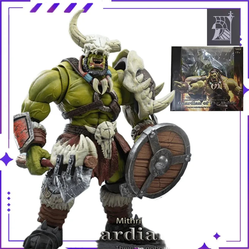 New Mithril Action Silver Studio Original Barbarian Orc Master Orc 1/10 Mobile Handheld Model Doll Toy Gift Collection Spot