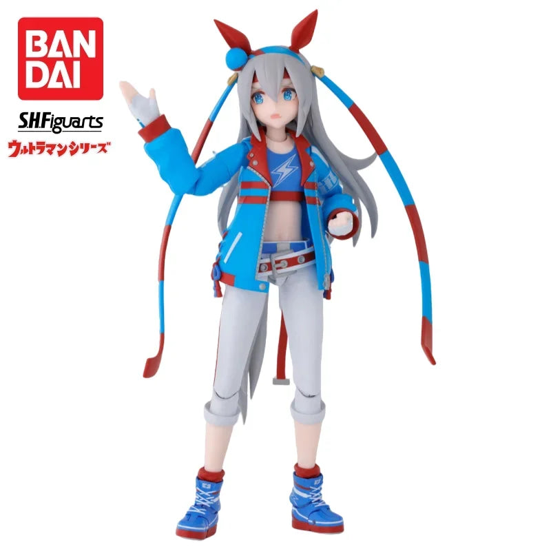 In Stock Bandai Original S H Figuarts Pretty Derby Tamamo Cross Model Doll Brand New Boxed Action Figure Anime Characters Garage
