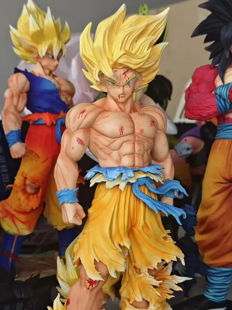 29cm Dragon Ball Z Jt Statue Son Goku Figure Super Saiyan Goku Action Figures Desktop Ornamen Collection Mode Toys Gifts
