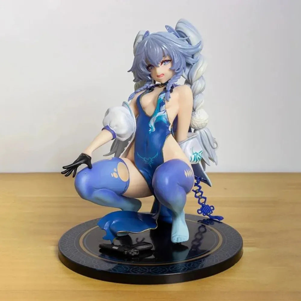 Game Anime Girls Frontline Peripheral Figure PA-15 Cuique Mei Squatting Model Decoration Beautiful Girl Action Figures