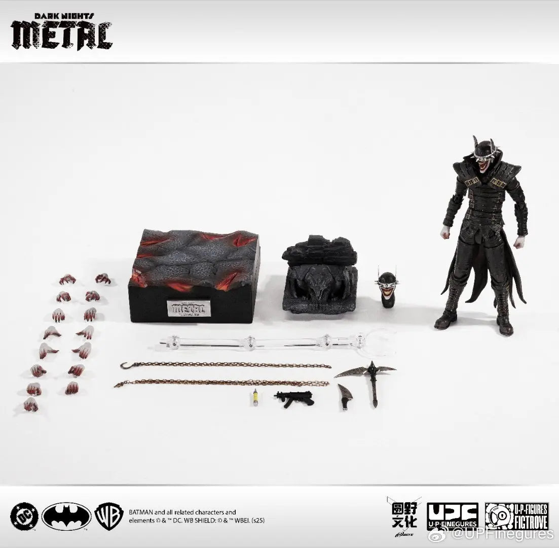 New U-P-Finegures The Batman Who Laughs Action Figure Dark Nights:Metal Dc Figures 1/12 Batman Figurine Collection Toy Gift