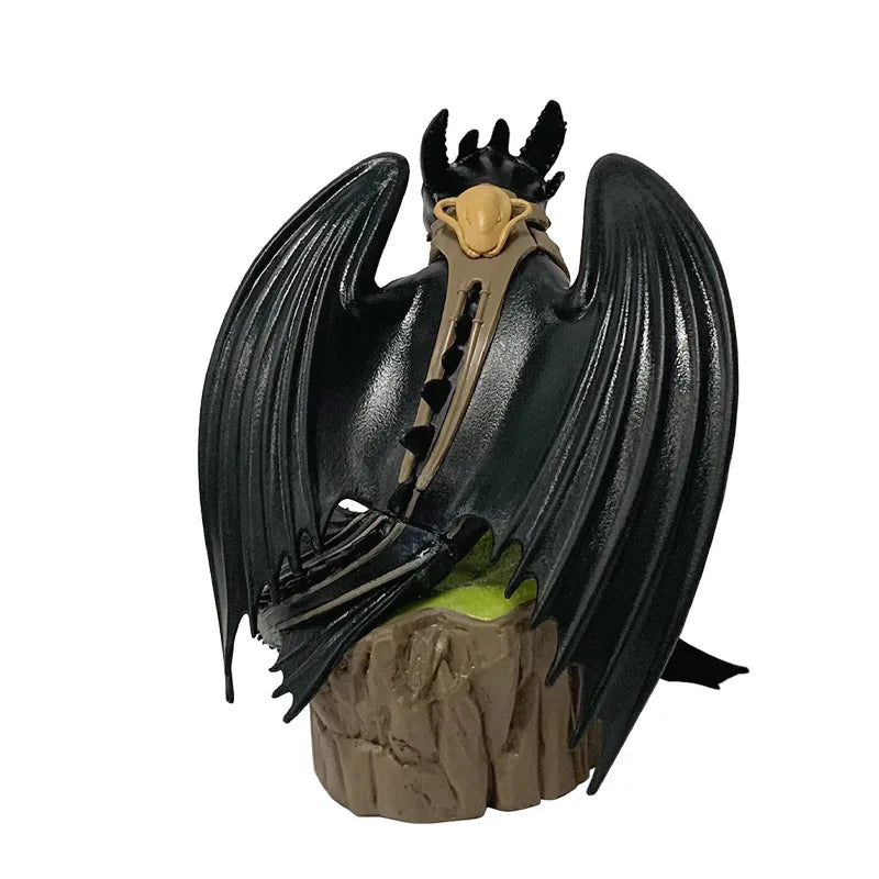 Beast Kingdom Dragon Taming Master Night Evil Dinosaur Toothless Boy Toothless Boy Doll Model Desktop Ornament