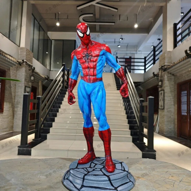 50cm Spider-Man Action Figure 1/3 Full Body Statue 50cm Resin Model Marvel Desktop Decoration Birthday Gift Collectible Toys