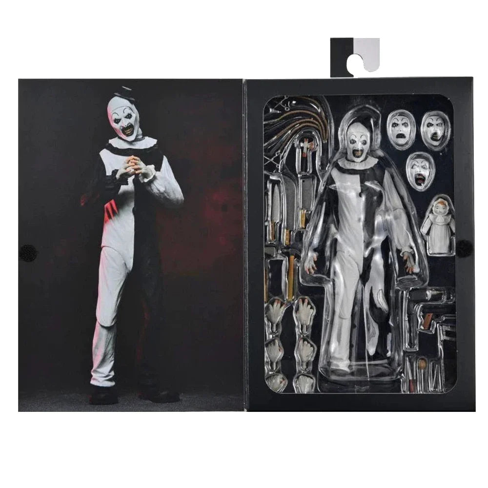 NECA The Ultimate Art the Clown 7" Action Figure Terrifier Damien Leones Model Doll Gift Garage Kit Horror toys 100% Original