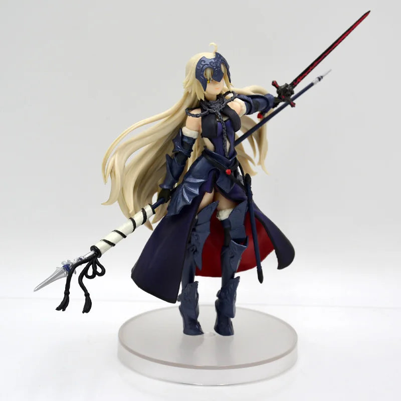 17cm Fate/Grand Order Jeanne d'Arc Anime Figure Saber Alter Rider Action Figure Altria Pendragon Figurine Model Doll Toys Gift